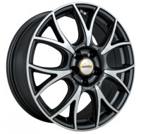 Speedline Vincitore W8 R18 PCD5x114.3 ET40 DIA82 matt black front diamond cut